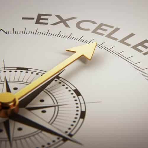 operations excellence - compass points towards excellence