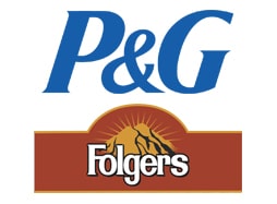 Proctor & Gamble and Folgers logos