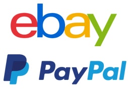 eBay and PayPal logos
