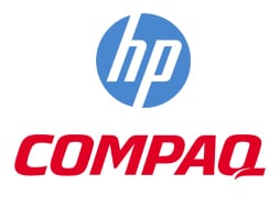 HP and Compaq logos