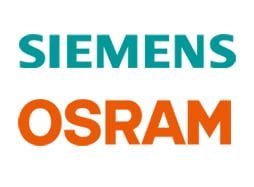 Siemens and Osram logos